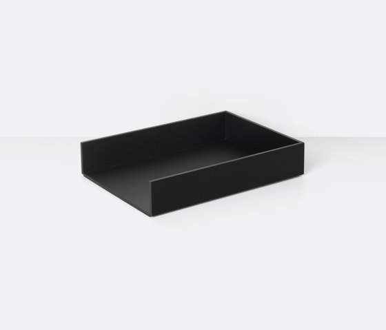 Letter Tray - Black Stained Ash | Contenedores / Cajas | ferm LIVING