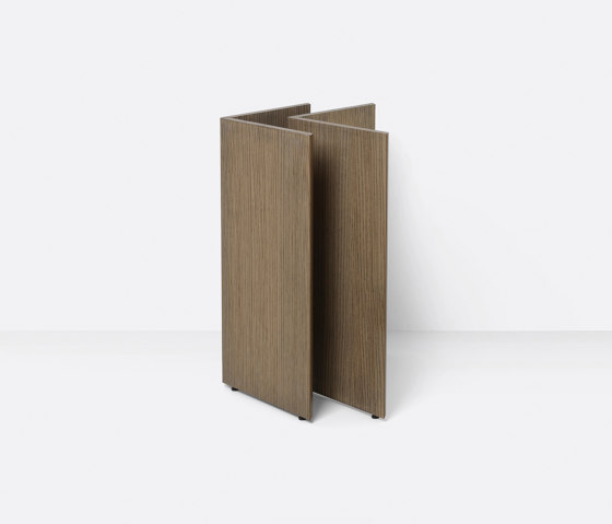 Mingle Table Legs W48 - Dark Stained Oak | Tischgestelle | ferm LIVING