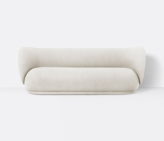 Rico 3-Seater Sofa - Brushed - Off White | Canapés | ferm LIVING