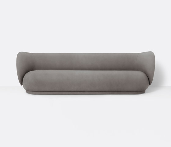 Rico 4-Seater Sofa - Brushed - Warm Grey | Divani | ferm LIVING