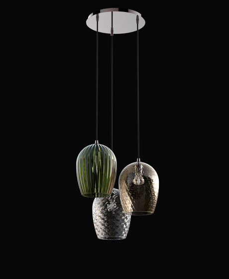 NUCE SUSPENSION pendant light in blown glass | Suspended lights | ITALAMP