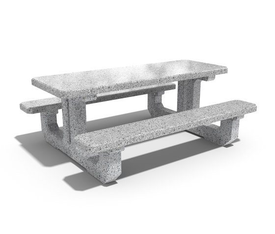 Concrete Picnic Table 222 | Table-seat combinations | ETE