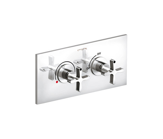 DCA ½" Concealed Thermostatic Mixer with Volume Control, Horizontal Plate | Grifería para duchas | Czech & Speake