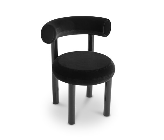 Fat Dining Chair Black Cassia 09 | Chairs | Tom Dixon