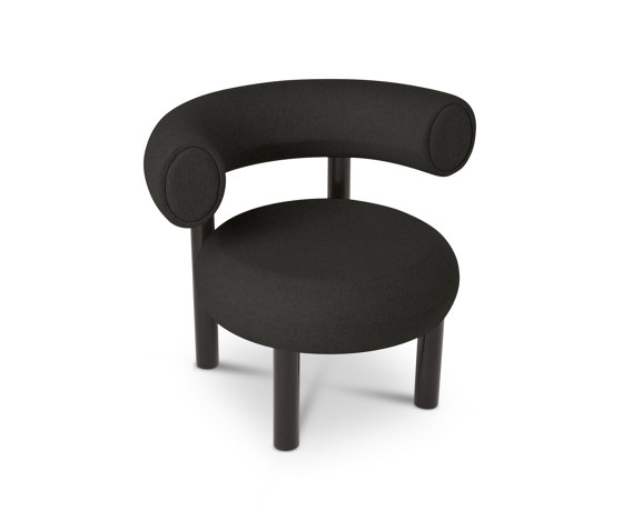 Fat Lounge Chair Black Mollie Melton 0202 | Armchairs | Tom Dixon
