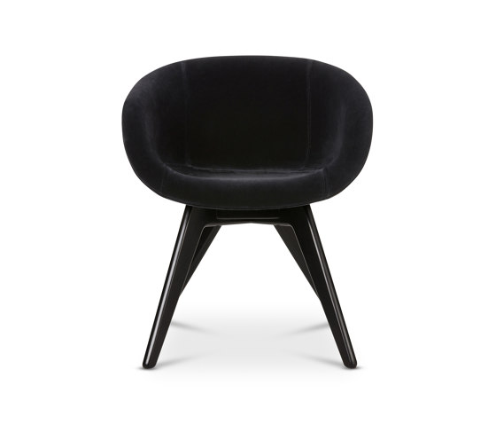 Scoop Chair Low Back Black Leg Cassia 09 | Stühle | Tom Dixon