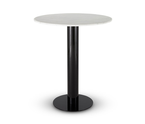 Tube High Table White Marble Top 900mm | Stehtische | Tom Dixon