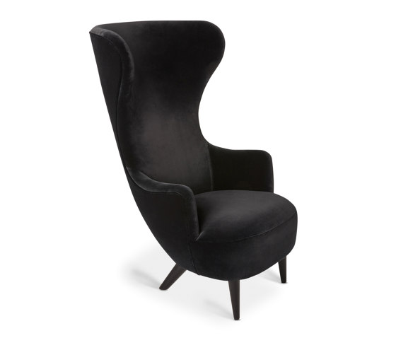 Wingback Chair Black Leg Cassia 09 | Armchairs | Tom Dixon