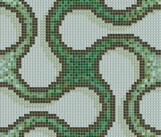Shiru Green | Mosaïques verre | Mosaico+