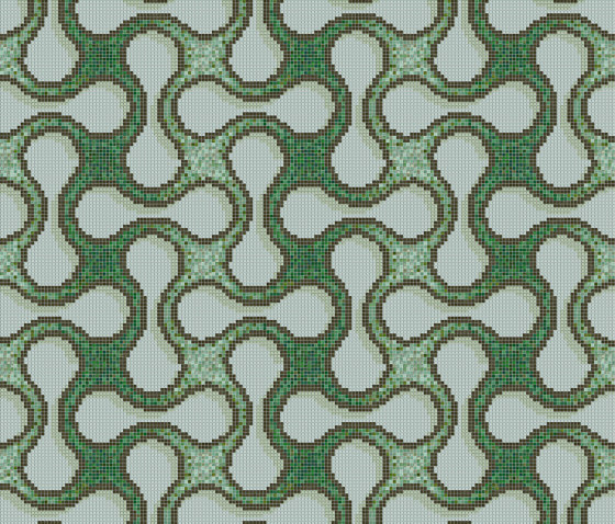 Shiru Green | Glass mosaics | Mosaico+