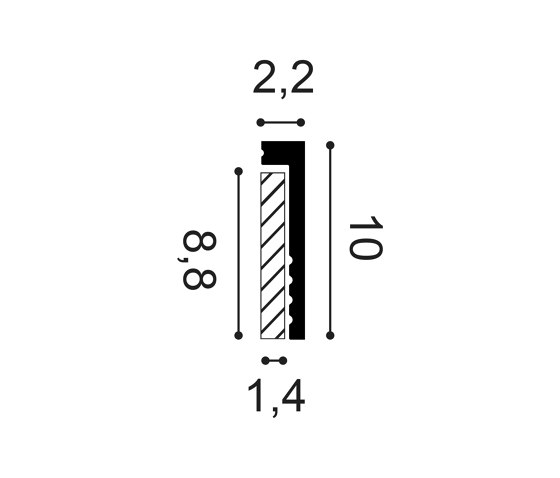 Skirting - SX171 SQUARE | Pavimenti tattili | Orac Decor®