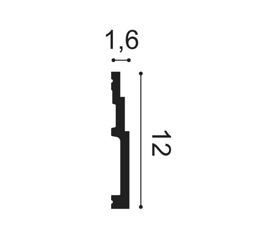 Skirting - SX180 HIGH LINE | Losetas táctiles | Orac Decor®