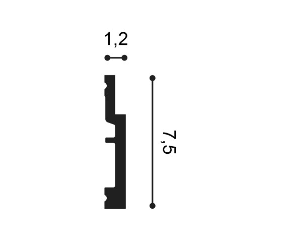 Skirting - SX187 HIGH LINE | Losetas táctiles | Orac Decor®
