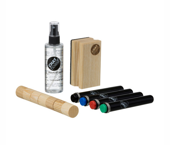 CHAT BOARD® Woody Starter Set Natural | Pens | CHAT BOARD®