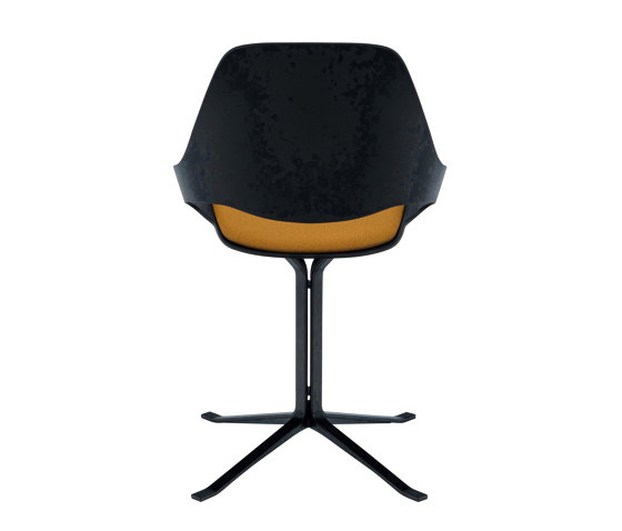 FALK | Dining chair - Black Column Leg, Amber seat | Stühle | HOUE