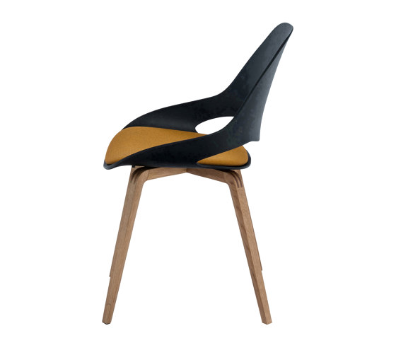 FALK | Dining chair - Oiled oak legs, Amber seat | Stühle | HOUE