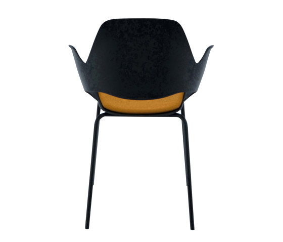 FALK | Dining armchair - Metal legs, Amber seat | Stühle | HOUE