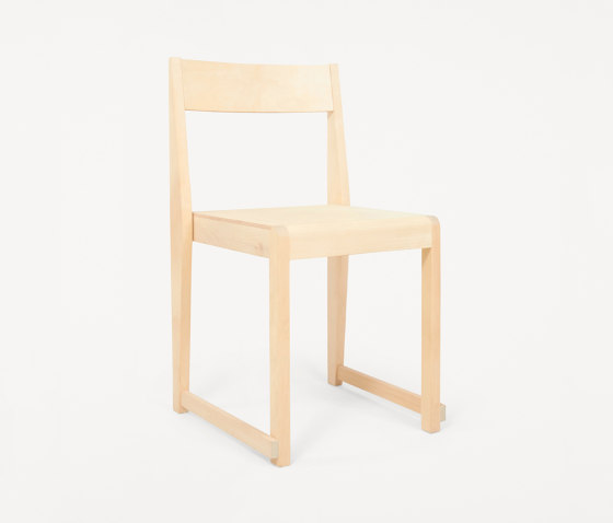 Chair 01 | Natural Wood Frame Natural Wood Seat | Sedie | Frama