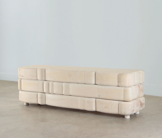 Nuage Solid Wood Bench | Bancs | Pfeifer Studio