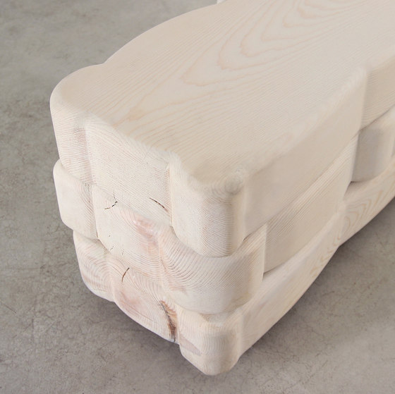 Nuage Solid Wood Bench | Panche | Pfeifer Studio