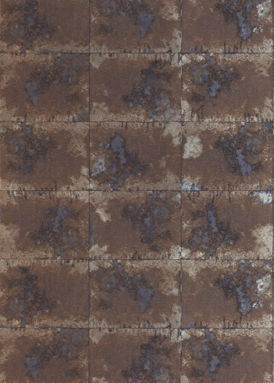 Oxidise Azurite/Mink | Wall coverings / wallpapers | Anthology