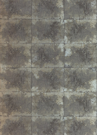 Oxidise Mink/Silver | Wall coverings / wallpapers | Anthology