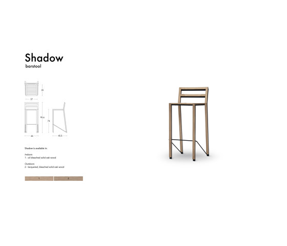 Shadow barstool | Barhocker | jotjot
