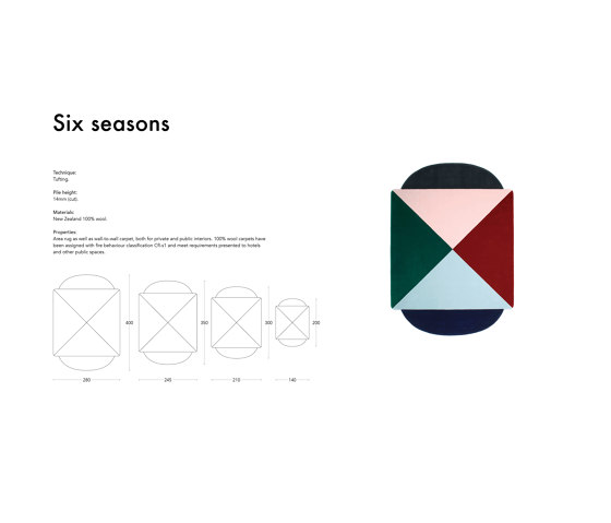 Six Seasons | Formatteppiche | jotjot