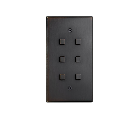 Cullinan - Medium bronze - Square button | Interruptores pulsadores | Atelier Luxus