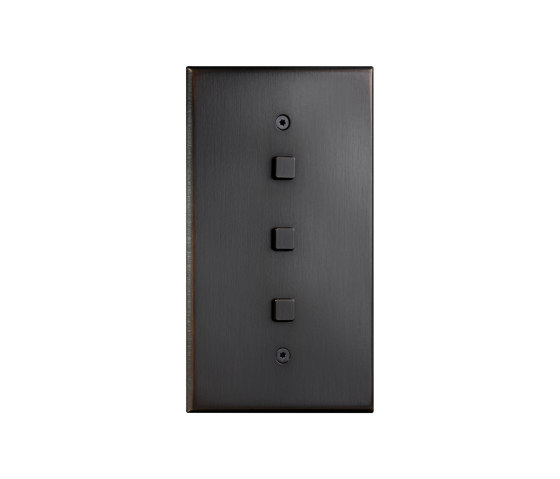Cullinan - Bronze moyen - Bouton poussoir carré - 23 | Interrupteurs à bouton poussoir | Atelier Luxus