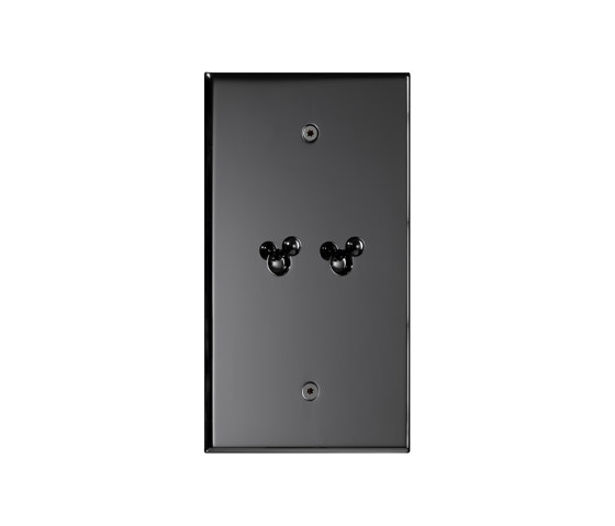 Cullinan - Noir miroir - 2 levier boule - 11 | Interrupteurs à levier | Atelier Luxus