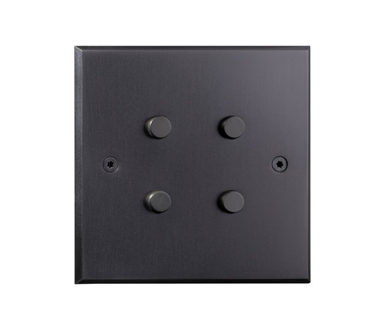 Hope - Mat bronze - Round push button | Push-button switches | Atelier Luxus