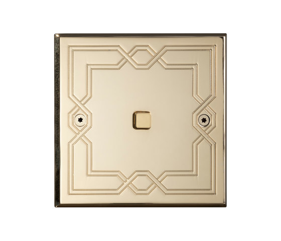 Hope - Mirror brass - Square button | Interruptores pulsadores | Atelier Luxus