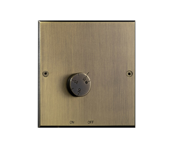 Hope - Old gold - Bespoke thermostat housing by Atelier Luxus | Heating / Air-conditioning controls