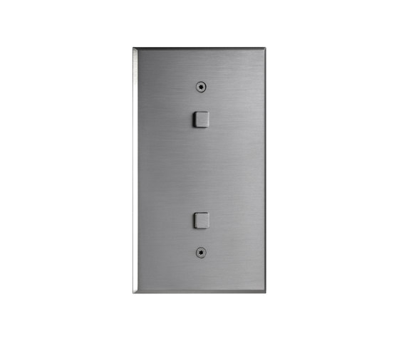 Cullinan - Brushed nickel - squarebutton | Interrupteurs à levier | Atelier Luxus
