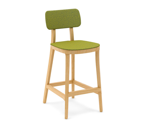 Porta Venezia kitchen stool upholstered seat and back | Bar stools | Infiniti