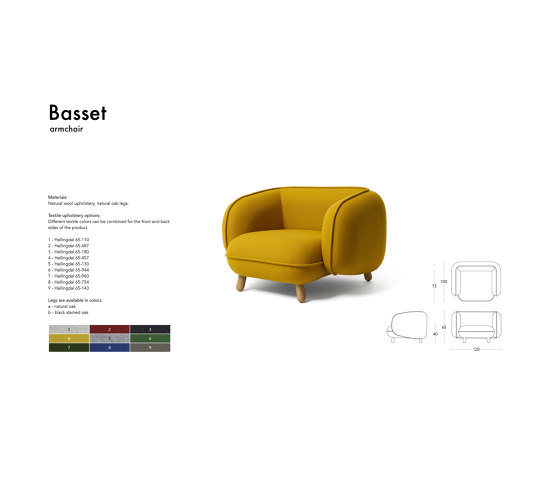 Basset armchair | Armchairs | jotjot