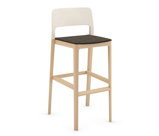 Settesusette kitchen stool with upholstered seat | Taburetes de bar | Infiniti