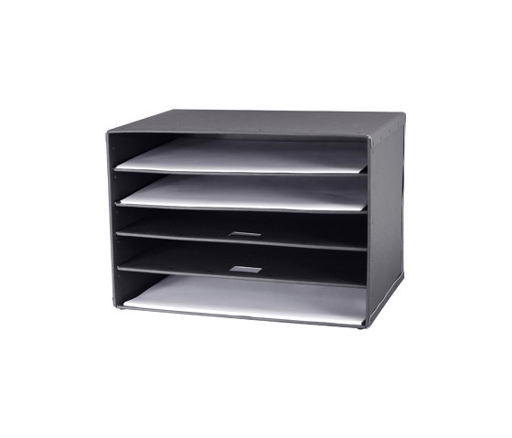 Tray 5-compartments for A3, graphite | Desk tidies | BIARO