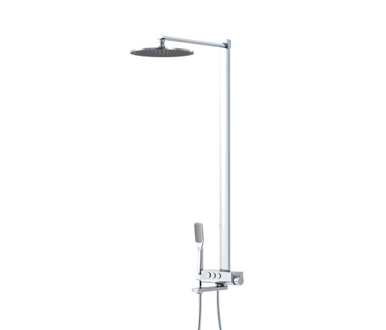 390 2773 Shower set with pushtronic user comfort for 3 outlets | Rubinetteria doccia | Steinberg