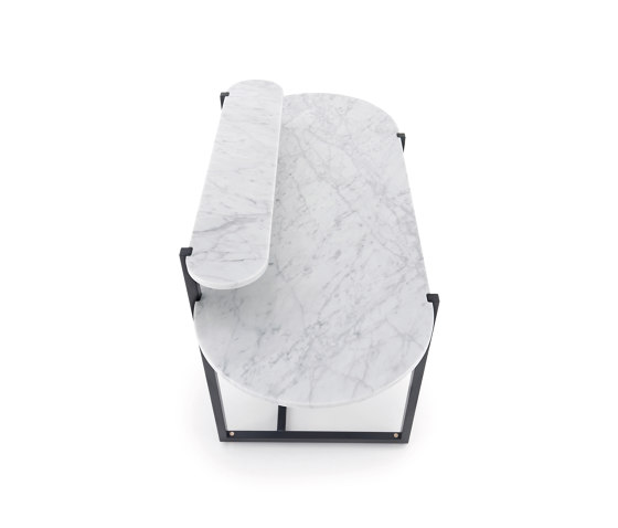 Sigmund Writing Desk  - Version with Carrara Marble Top | Escritorios | ARFLEX