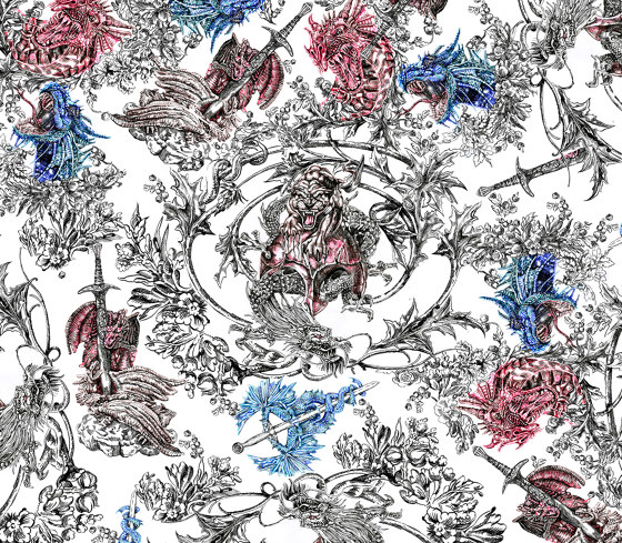 Dragon | artist wallpaper | Revêtements muraux / papiers peint | Ginny Litscher