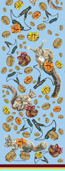 Squirrel | Künstlertapete | Wandbeläge / Tapeten | Ginny Litscher