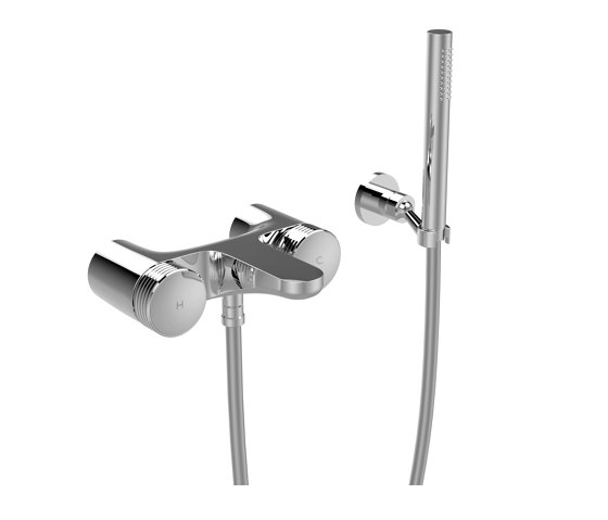 Texture Collection F5604 | Exposed bath tap with shower set | Bath taps | Fima Carlo Frattini