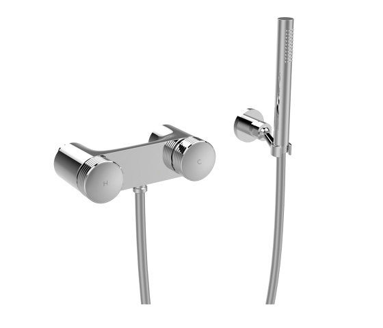 Texture Collection F5605 | Exposed shower tap with shower set | Shower controls | Fima Carlo Frattini