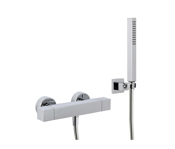 Zeta F4245 | Mezclador termostático para ducha con set de ducha | Grifería para duchas | Fima Carlo Frattini
