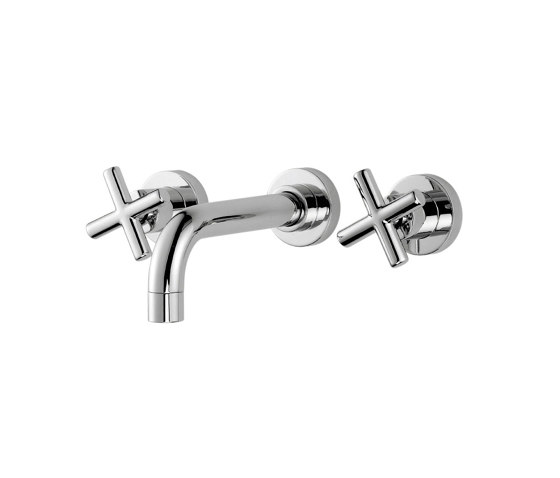 Maxima F5321/5 | Wall mounted 3-holes basin mixer | Wash basin taps | Fima Carlo Frattini
