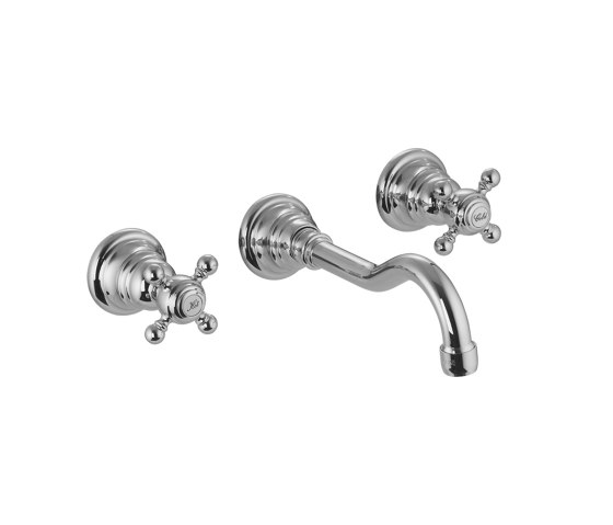 Elizabeth F5081/5 | Wall mounted 3-holes basin mixer | Wash basin taps | Fima Carlo Frattini
