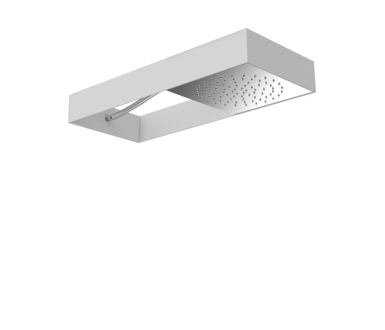 Moove F2991B | Showerhead with white frame | Shower controls | Fima Carlo Frattini