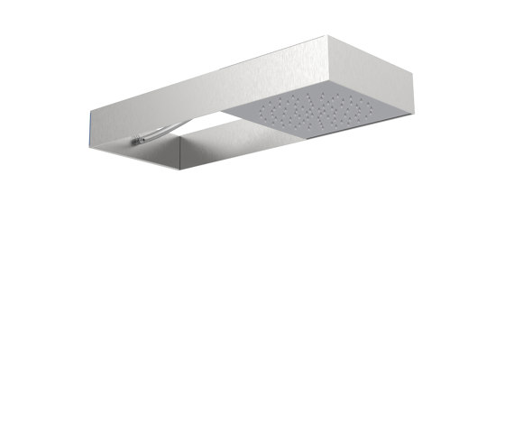 Moove F2991S | Showerhead with brushed stainless steel frame | Shower controls | Fima Carlo Frattini